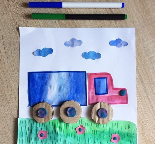 Аппликации для детей 3-4 лет из цветной бумаги. Шаблоны