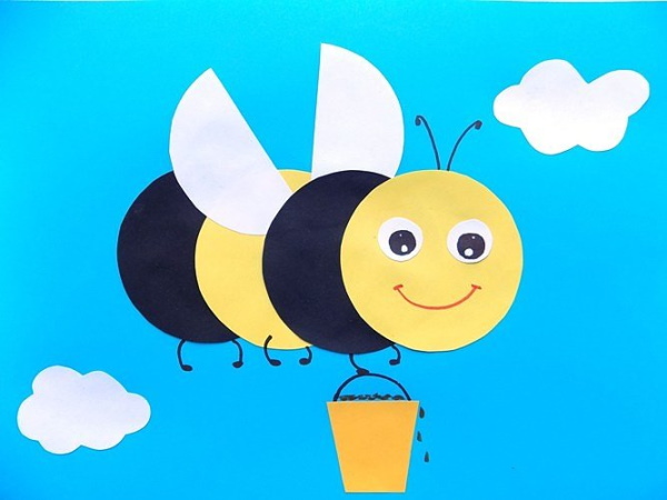 Аппликации для детей 3-4 лет из цветной бумаги. Шаблоны