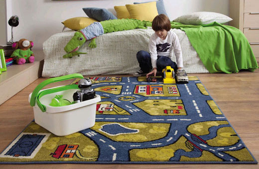 Детские ковры в комнату для мальчиков. Какой купить, материалы, размеры, цвета