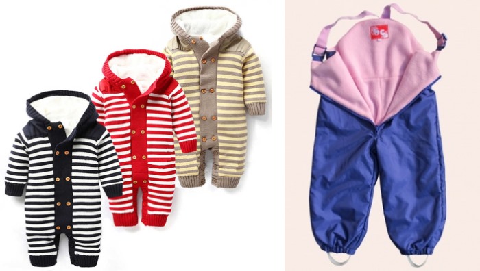 Флисовые комбинезоны для детей, новорожденных малышей. Обзор лучших, цены