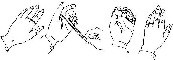 Фокусы с резинкой на пальцах. Обучение