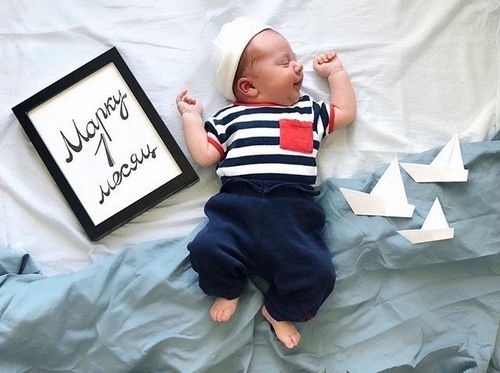Идеи для фото ребенка по месяцам до 1 года мальчиков, девочки