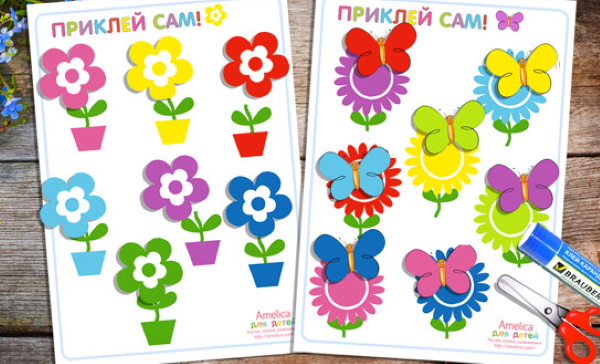 Изучение цветов для детей 2-3 лет на русском, английском языке