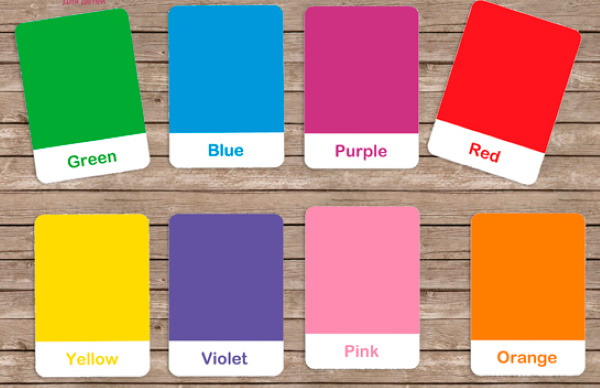 Изучение цветов для детей 2-3 лет на русском, английском языке