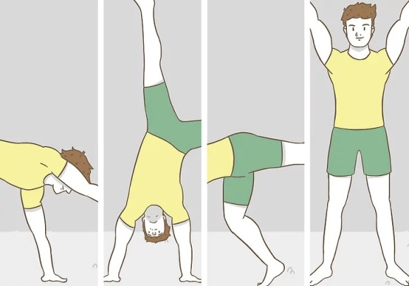 Как делать колесо для начинающих детей. Гимнастика дома