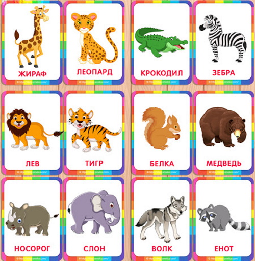 Словесные игры в средней группе. Картотека с целями по ФГОС