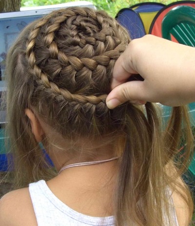 коса корзинка