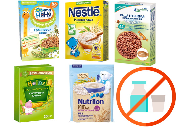 Каша безмолочная детская. Рейтинг