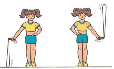 Комплекс упражнений со скакалкой для школьников 2-3-4-5-6-7 класса. Картинки