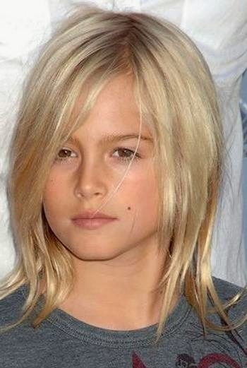 Короткие стрижки для девочек 7-8 лет. Фото