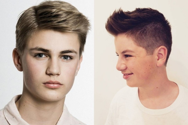 Крутые прически для мальчиков 9-15 лет. Фото с названиями