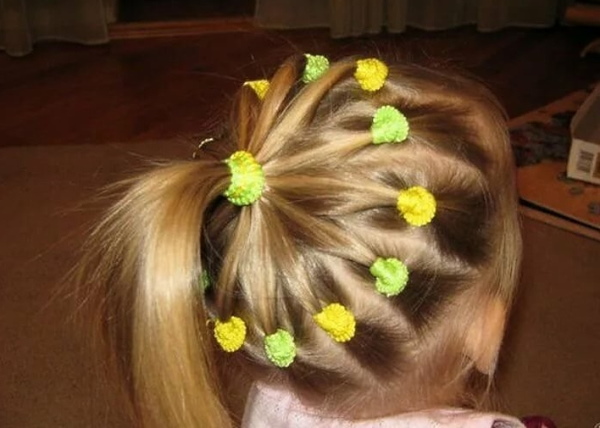 Прически для девочек легкие и простые на каждый день. Фото
