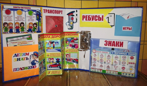 Лэпбук по ПДД для детского сада, школьников, шаблоны