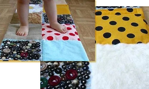 Массажный коврик для ног детей. Ортопедический для стоп, пазл, резиновый, Орто, Сима Ленд, с камнями, от плоскостопия