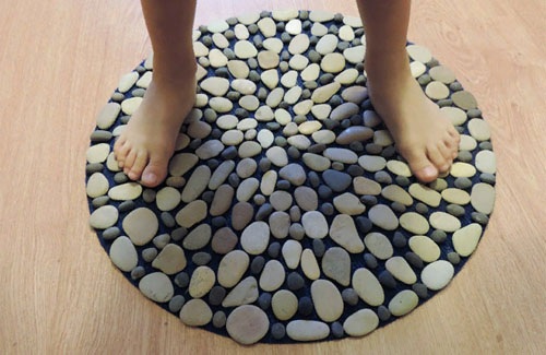 Массажный коврик для ног детей. Ортопедический для стоп, пазл, резиновый, Орто, Сима Ленд, с камнями, от плоскостопия