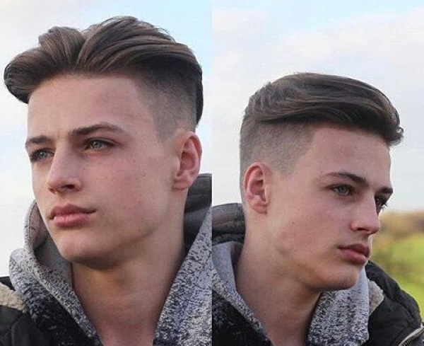 Модные прически для мальчика 10-14 лет. Фото с длинной челкой