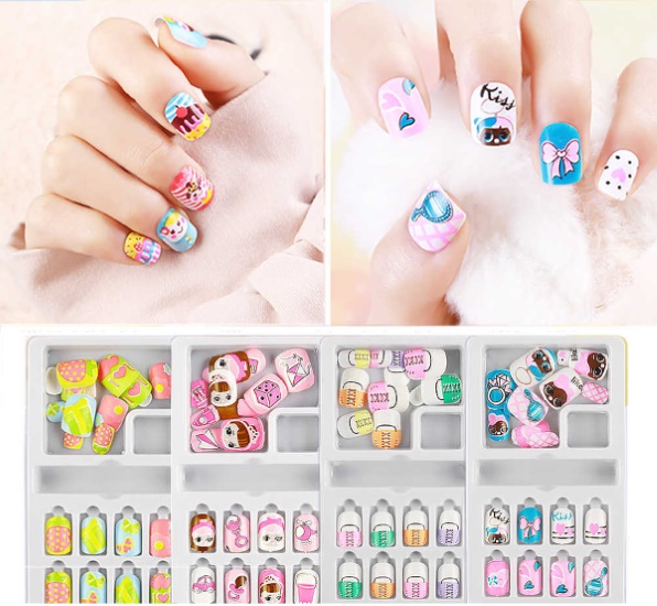 Накладные ногти для детей 8-10-12 лет. Фото, названия