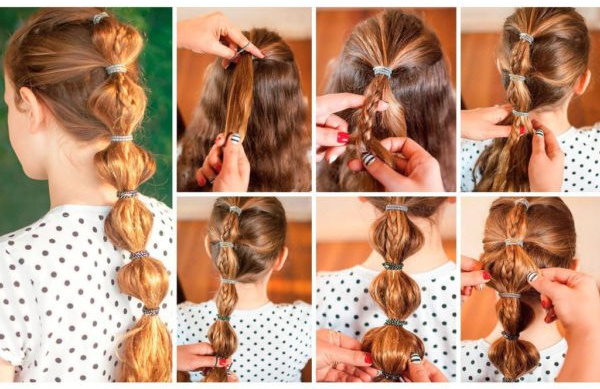 Необычные прически для девочек на длинные, средние волосы