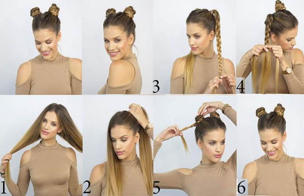 Необычные прически для девочек на длинные, средние волосы