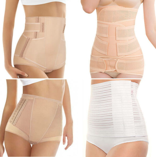 Послеродовой бандаж. Как одевать, носить правильно, фото