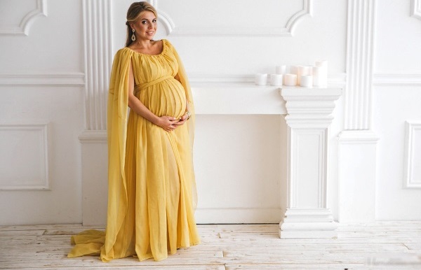 Праздничные платья для беременных: вечерние, свадебные. Фасоны, цвета