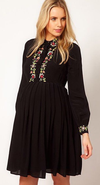 Праздничные платья для беременных: вечерние, свадебные. Фасоны, цвета