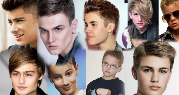 Молодёжные прически для парней на средние волосы 14-16-18 лет. Фото и названия