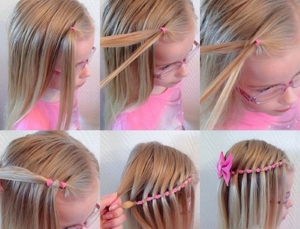 Прически с резиночками для девочек детские на длинные, средние волосы. Фото, видео, как сделать в домашних условиях