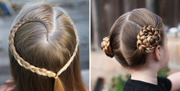 Прически в садик для девочки на каждый день. Фото, как сделать на средние волосы