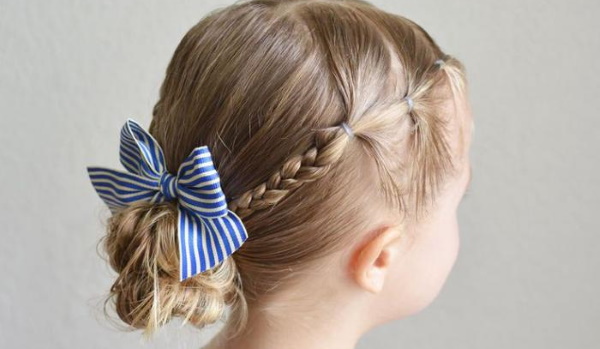 Прически в садик для девочки на каждый день. Фото, как сделать на средние волосы