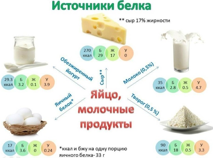 Продукты богатые белком. Таблица для похудения, тренировок, набора веса, вегетарианцев, беременных, кормящих мам