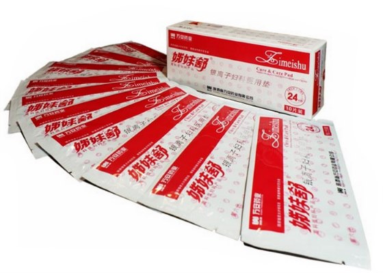 Прокладки в роддом китайские на травах