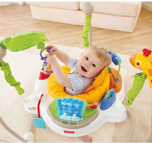 Прыгунки для детей от 4-6 месяцев. С какого возраста использовать резиновые, надувной, польза