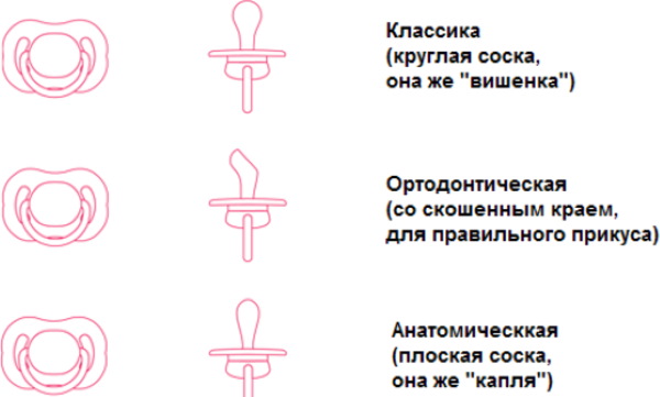 Пустышки для новорожденного. Какая лучше, за и против
