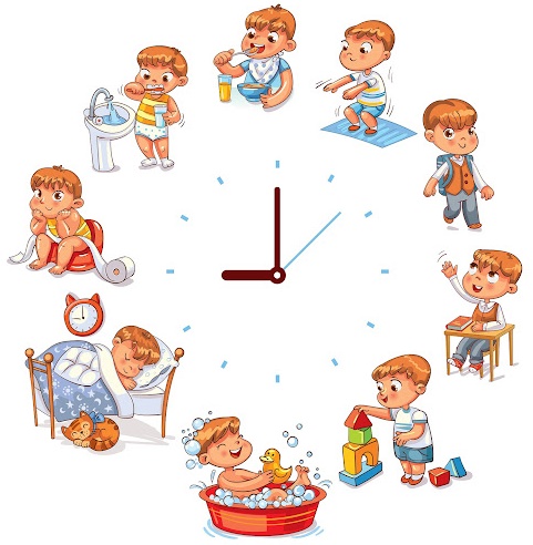 Режим дня школьника начальных классов. Образец первая, вторая смена