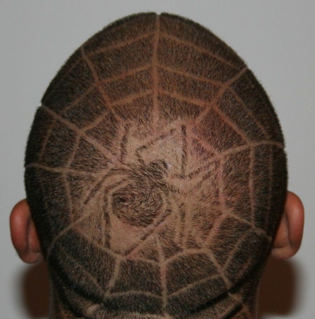 Рисунки, выбритые машинкой на голове. Фото, идеи для мальчиков, как сделать