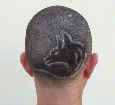 Рисунки, выбритые машинкой на голове. Фото, идеи для мальчиков, как сделать