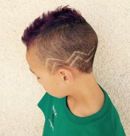 Рисунки, выбритые машинкой на голове. Фото, идеи для мальчиков, как сделать