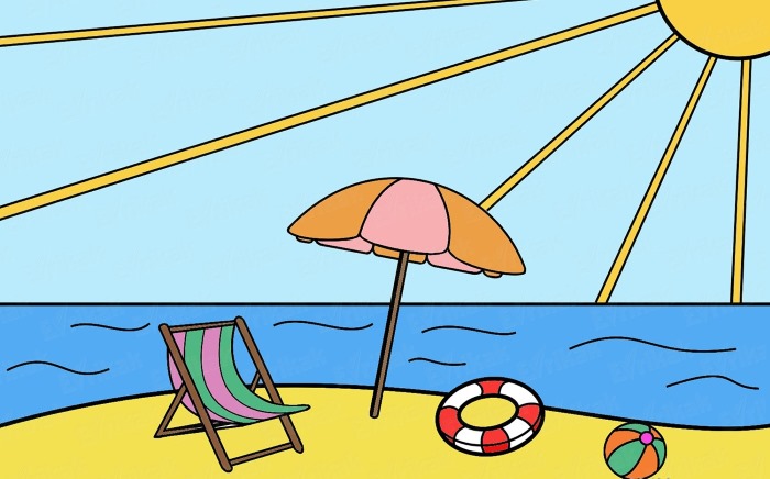 Рисунок "Черное море и его берега". Мастер класс для детей