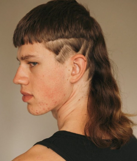 Маллет мужская стрижка для мальчиков. Фото 2023