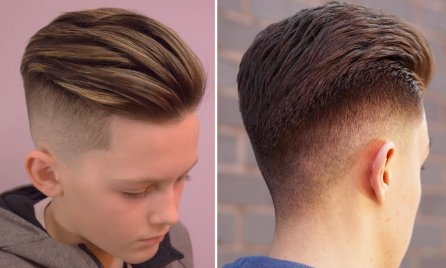 Стрижка Теннис для мальчика 6-12 лет. Фото