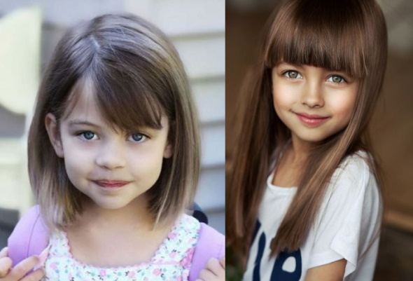 Стрижки для девочек 3-4-5-6-7-8 лет. Фото на средние, длинные, короткие волосы