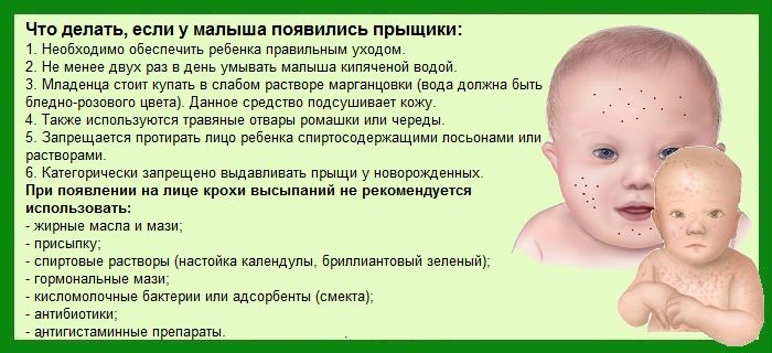Сыпь на щеках у грудного ребенка. Фото, что это значит, что делать, как лечить