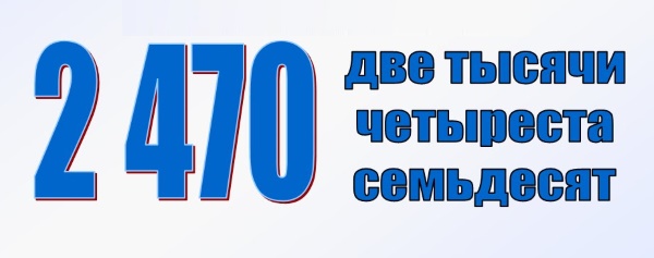 Цифры прописью. Как правильно писать