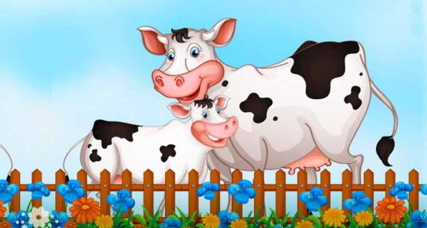 Загадки про корову для детей