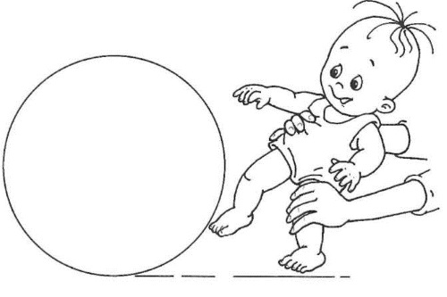 Занятия на фитболе для грудничков, детей до года. Упражнения при дисплазии, мышечной дистонии. Как выбрать мяч, советы Комаровского